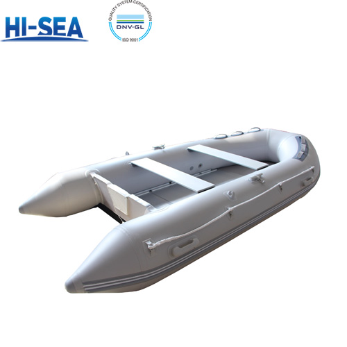 Inflatable Boat with Plywood Floor